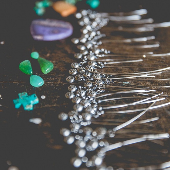 SOS Silver Earrings - The Noisy Plume - Picture 3 of 3